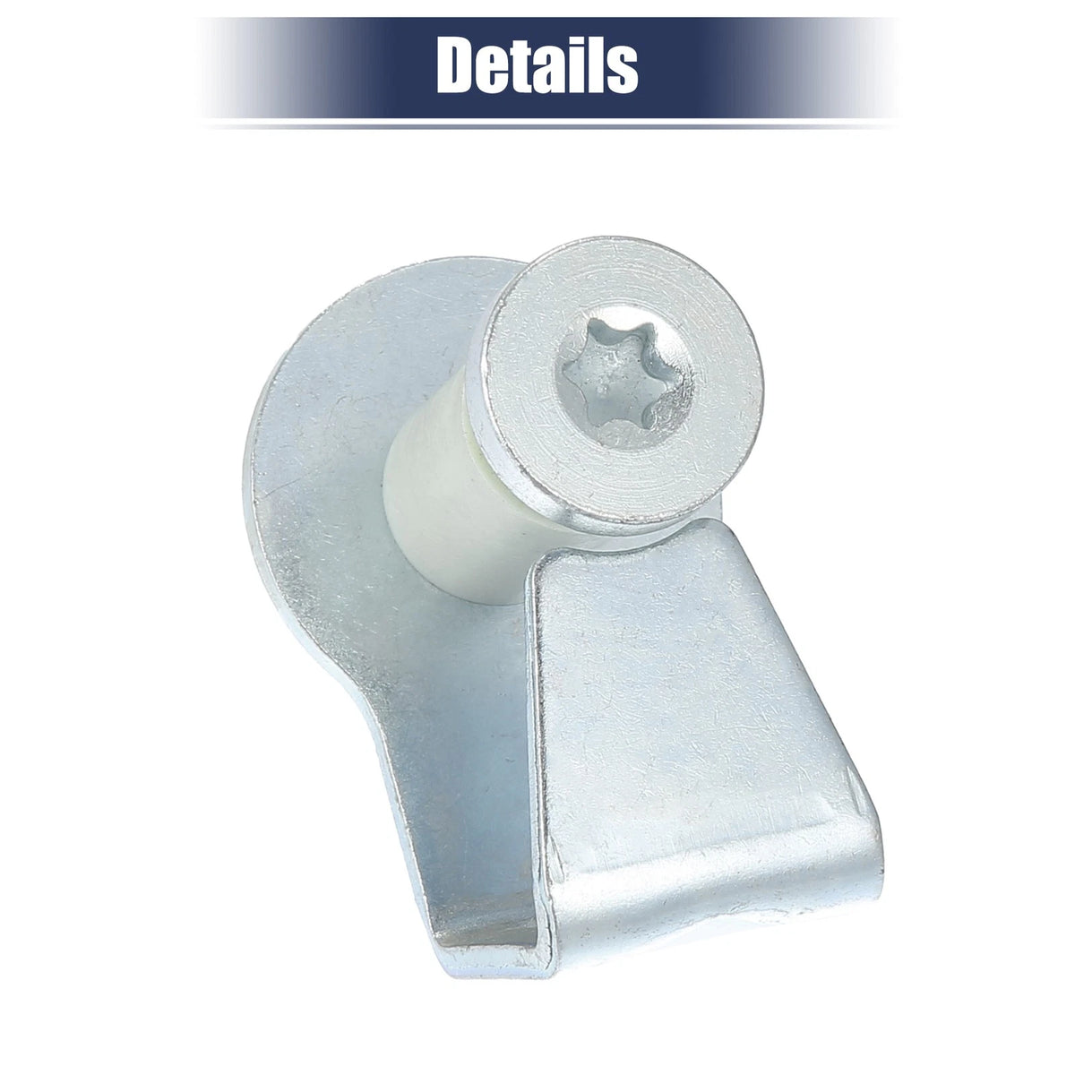 Car Door Latch Lock Striker Bolts for Ford Bronco (1984-1996) - Silver Tone