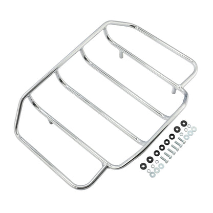 Chrome Luggage Top Rack for Harley Touring Road King Street Glide (2009-2023)