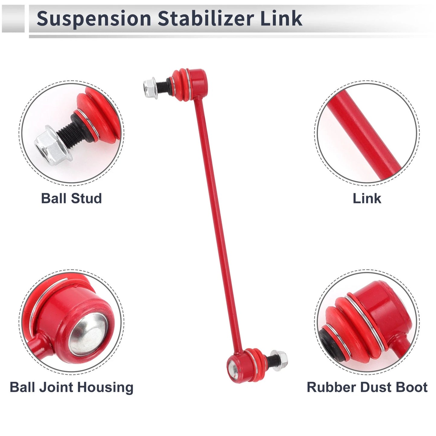 Front Stabilizer Bar Links & Bushings for Nissan Rogue (2008-2023)