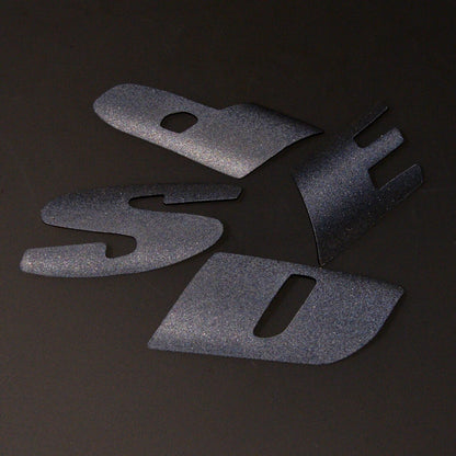 8 x Speed+Blade Reflective Letter Decals for 15"-22" Tires