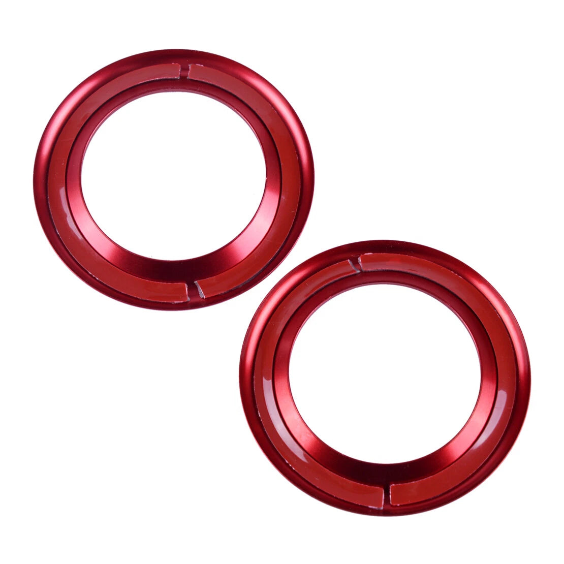 Red Front Door Stereo Speaker Trim Covers for Honda Civic (2016-2019)