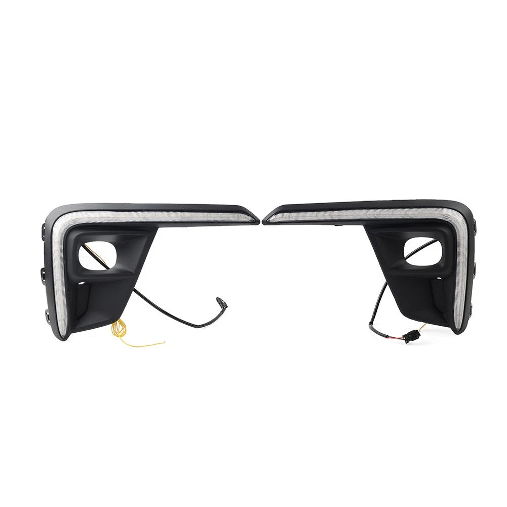 Black Daytime Running Light Fog Lamp Pair for Honda BR-V (2022-2023)