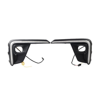 Black Daytime Running Light Fog Lamp Pair for Honda BR-V (2022-2023)