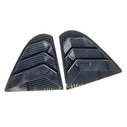 Carbon Fiber Look Quarter Window Louvers for Mitsubishi Lancer EVO (2001-2007)