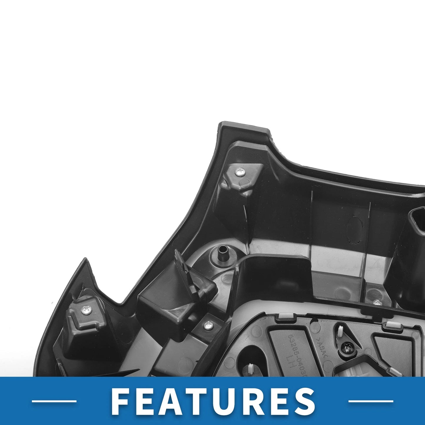 Hood Bumper Grille for Toyota Tacoma (2021-2023) Black Deep Gray
