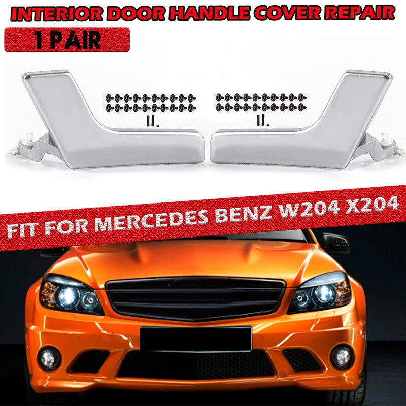 Chrome Reinforced Inside Door Handle Repair Kit for Mercedes W204 X204 (2007-2014)