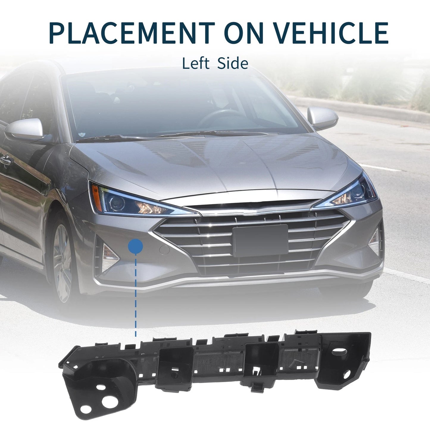 Left Front Bumper Retainer Bracket for Subaru WRX (2015-2021)
