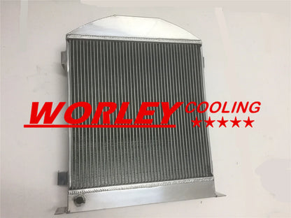 3 Row Aluminum Radiator for Ford Model A (1928-1929) + Fan