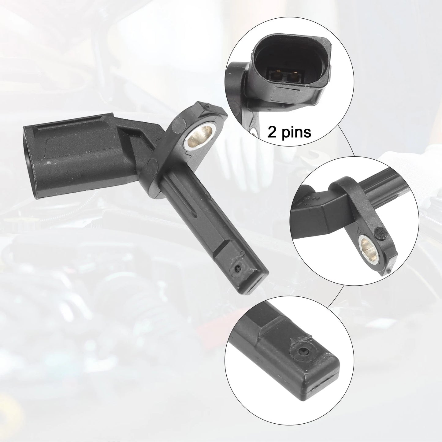 2 x Front Left Right ABS Sensors for Porsche Macan (2015-2022)