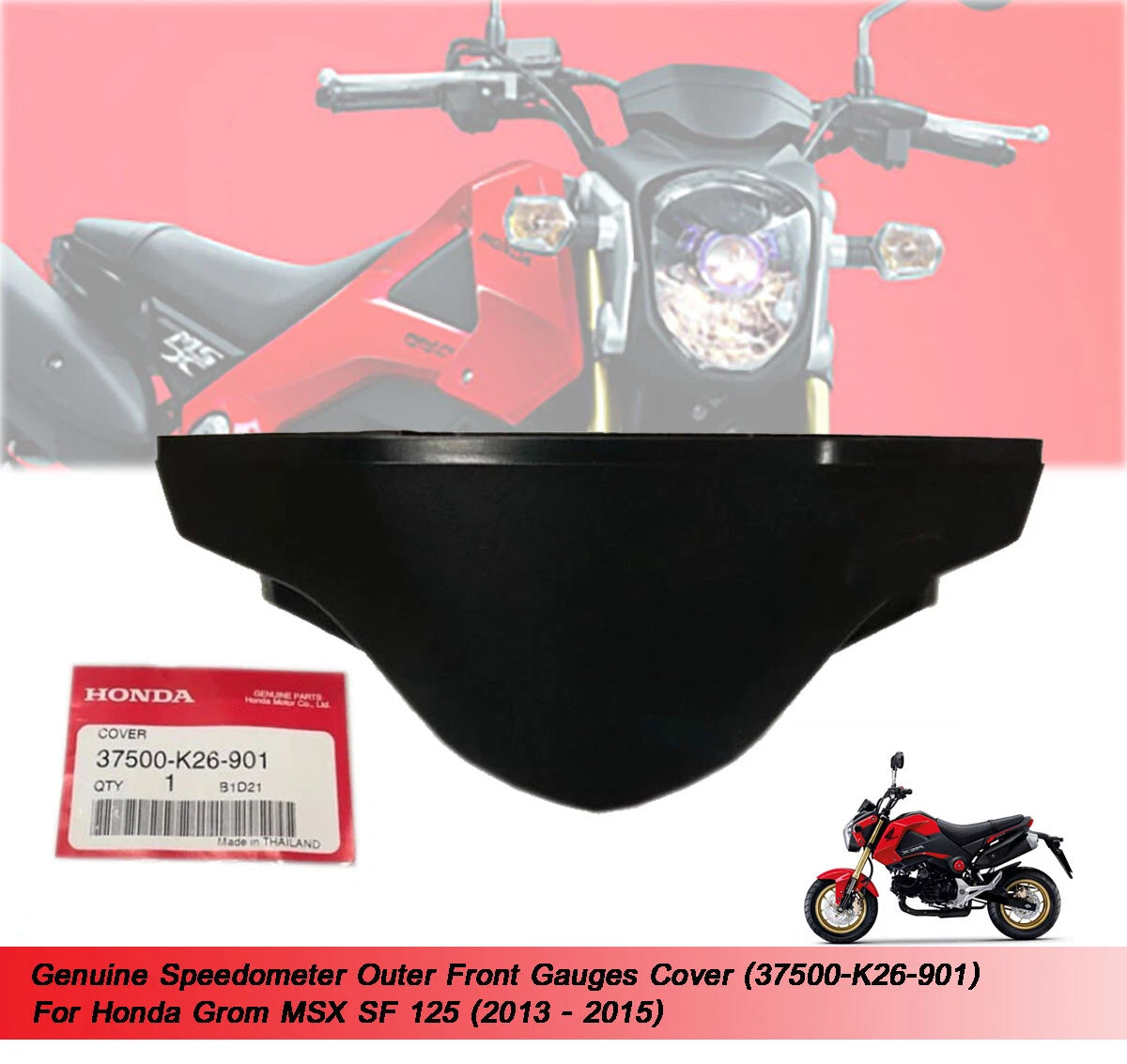 Speedometer Outer Cover for Honda Grom MSX 125 (2013-2015)