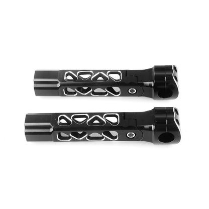 8.5" Riser Kit for Dyna (Universal) - Black/White Aluminum