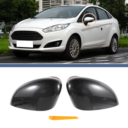 Left Right Mirror Cover Cap for Ford Fiesta MK7 (2008-2017)