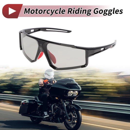 Motorcycle Goggles / 1 Pcs / Gray Lens Black Frame Tri-acetel for Motorcycle