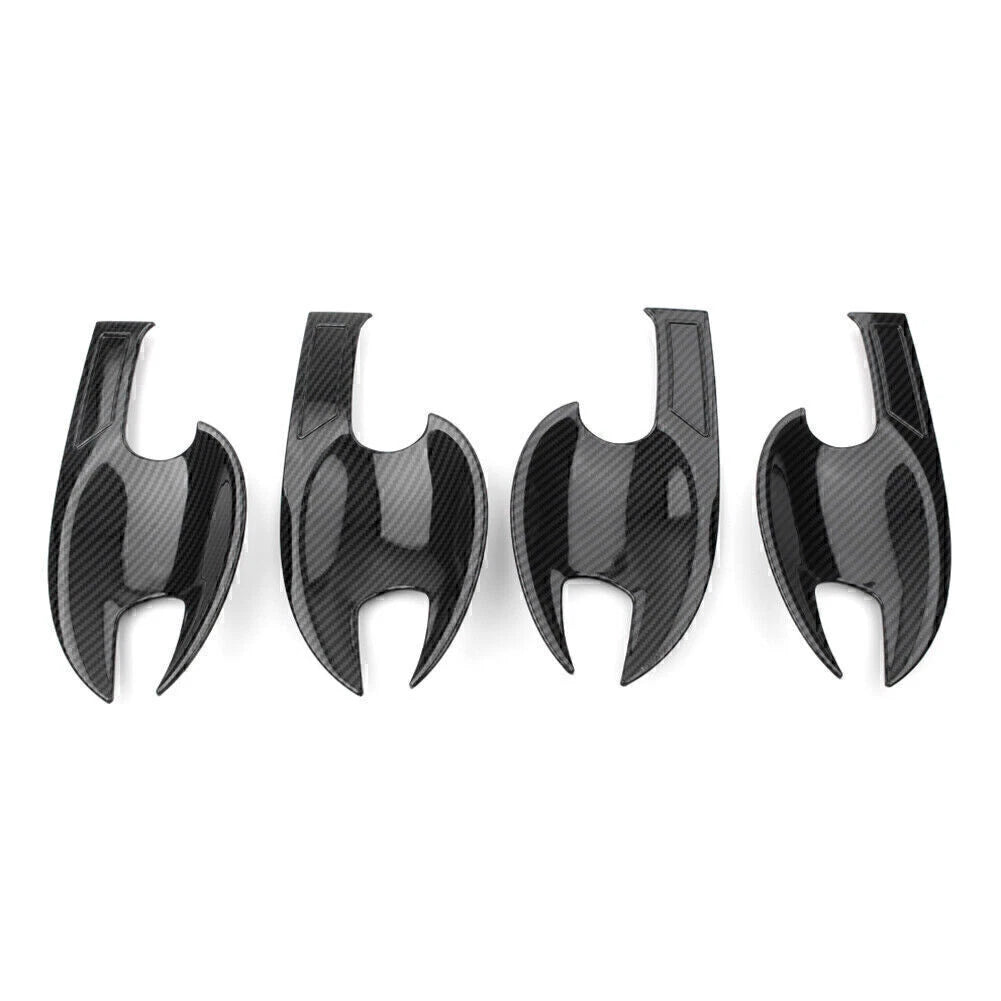 Carbon Fiber Inner Door Handle Bowl Cover Trim for Mazda CX-5 (2017-2020)