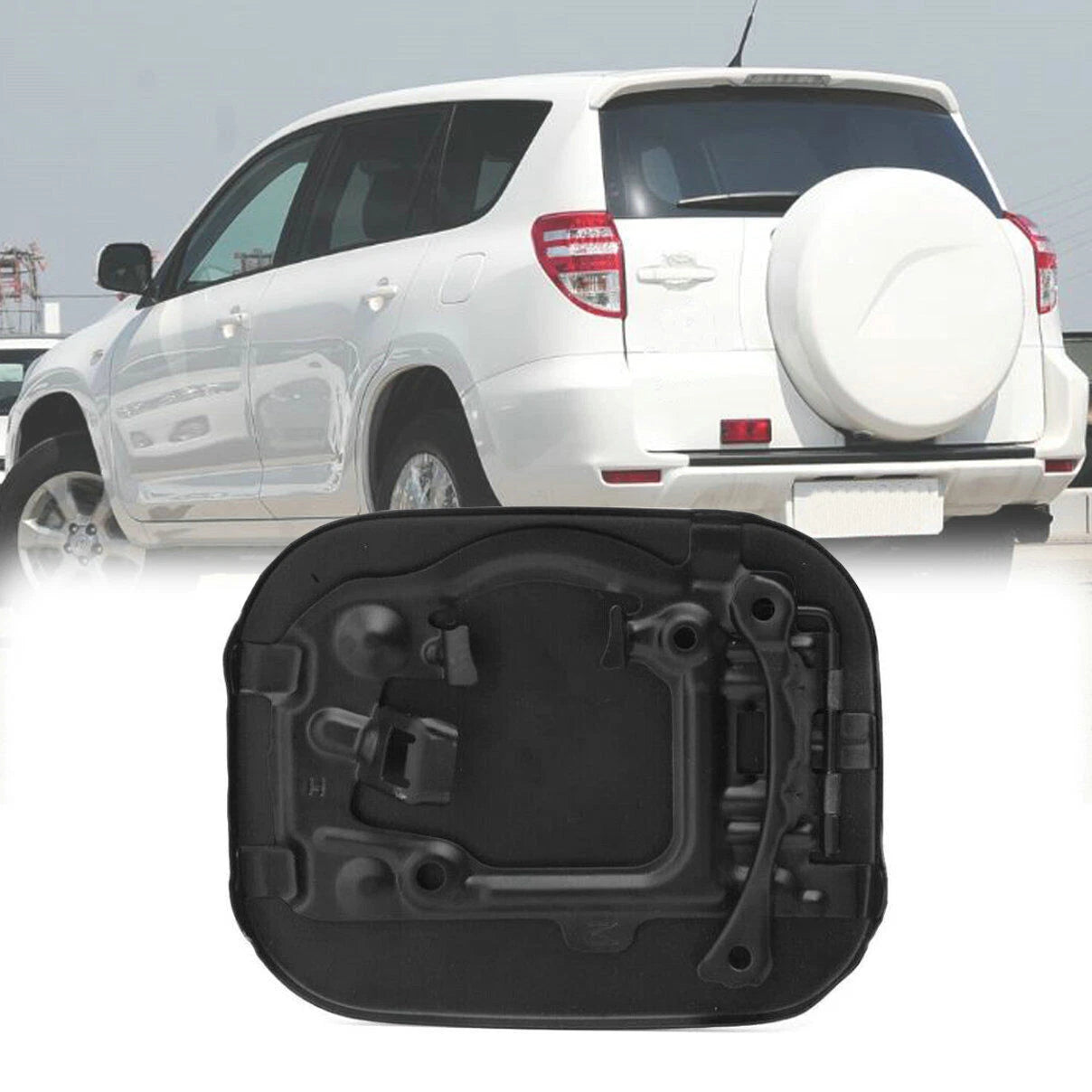 Fuel Tank Door Filler Cover Gas Lid Cap for Toyota RAV4 (2006–2012)