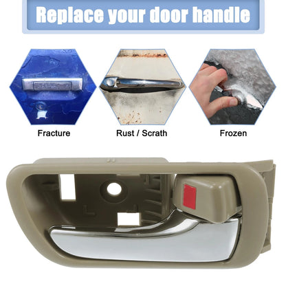 Inner Door Handle Right Front Rear for Toyota Camry (2018-2023) Beige