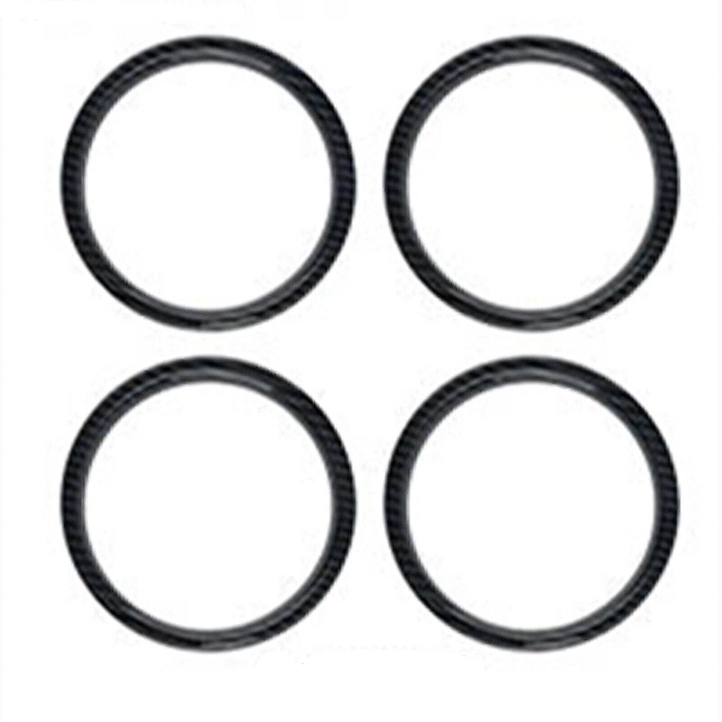 11 x Black Dashboard Ring Covers for BMW MINI Cooper F55 F56 (2014-2023)