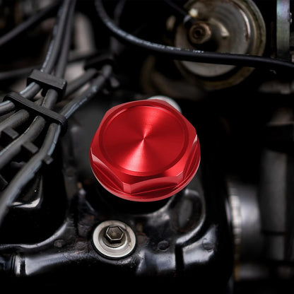 Red Aluminum Alloy Gas Engine Oil Filler Cap Plug Cover for Toyota Highlander