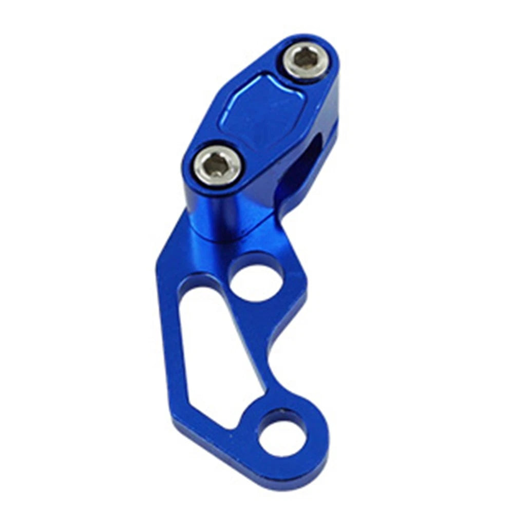 Aluminum Brake Line Clamp Protector for Universal Fit Motor Bikes - Blue