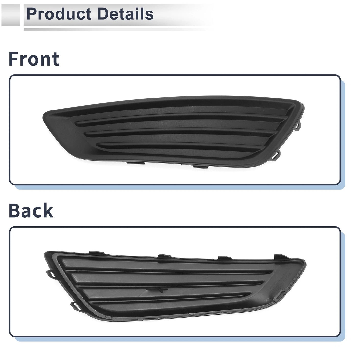 Front Left Fog Light Grill for Ford Focus (2015-2018)