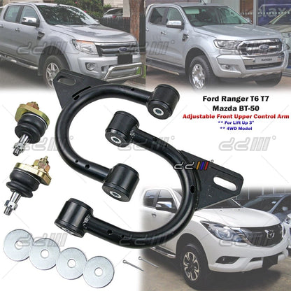 3" Front Upper Control Arms for Ford Ranger T6 4WD (2012-2023)