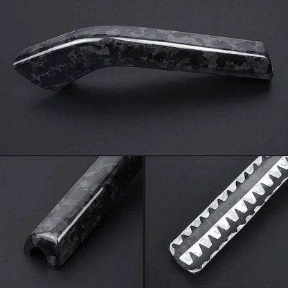 Forging Carbon Fiber Parking HandBrake Grip Knob Cover Cap Trim fit For Camaro