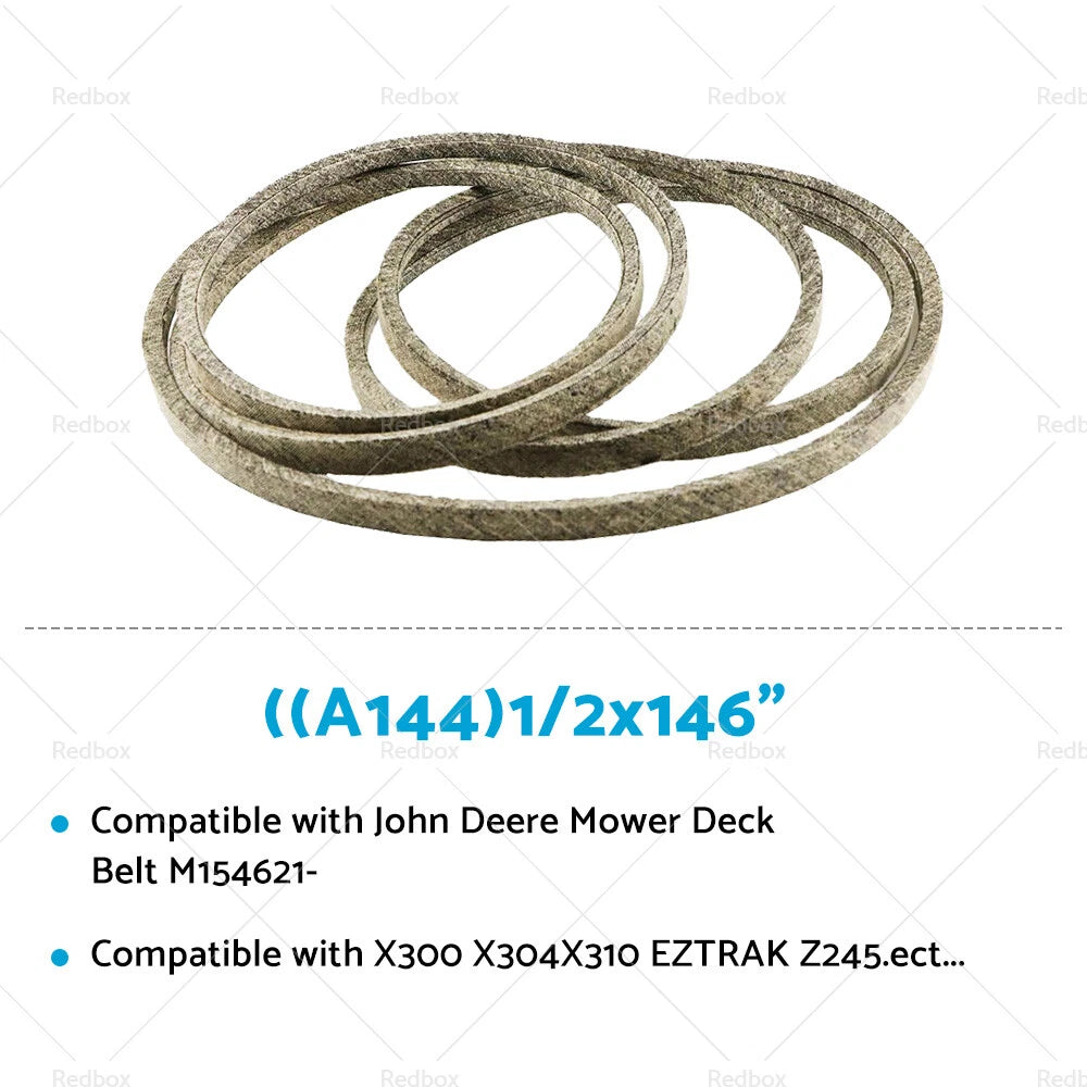 Belt for John Deere Mowers X300 X304 X310 EZTRAK Z245 42" Deck (2006-2015)