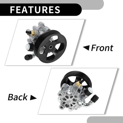 Power Steering Pump w/ Pulley for Toyota Tacoma 4.0L (2005-2015)