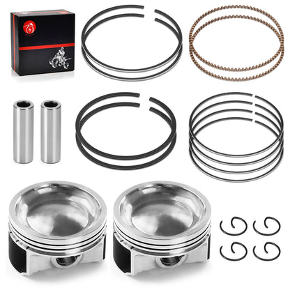 2 x Piston & Rings Set 80mm for Polaris Sportsman 800 (2005–2015)