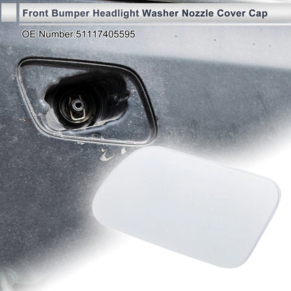 Front Left Side Bumper Headlight Washer Nozzle Cover Cap for BMW 740i