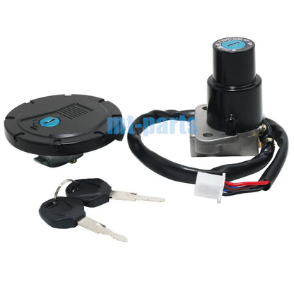 Fuel Cap & Ignition Key Switch Lock for Kawasaki KL250 KLR250 KLR650 (1987-2005)
