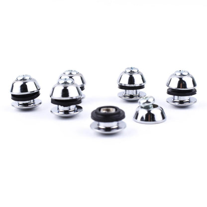 Button Space Cab Window Nuts Chrome 6 Pc Fits Toyota Hilux Vigo SR5 2005-15 D06