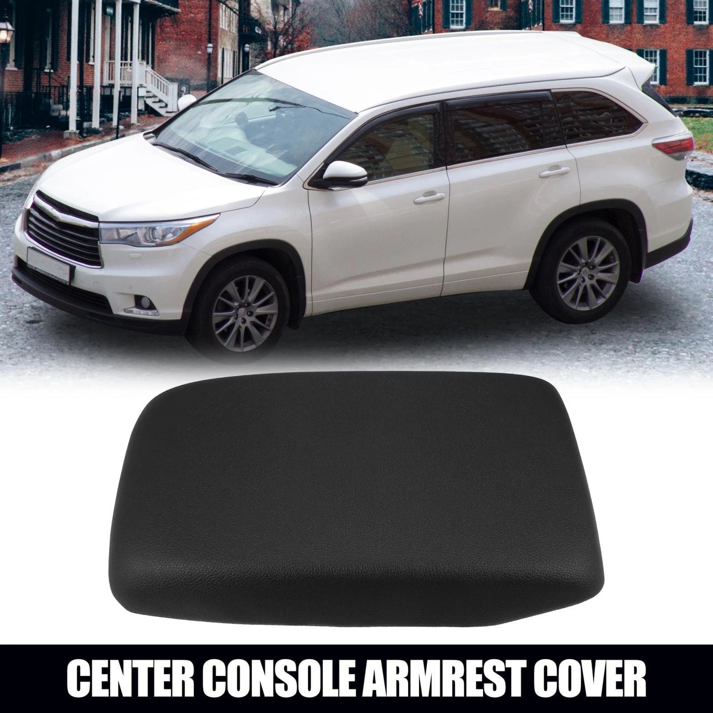 Center Console Cup Pad Cover for Toyota Highlander (2009-2011) Black