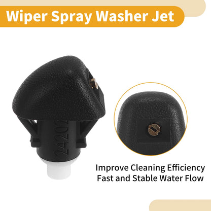 2 x Front Windshield Washer Nozzles for Honda Odyssey (2011-2017)