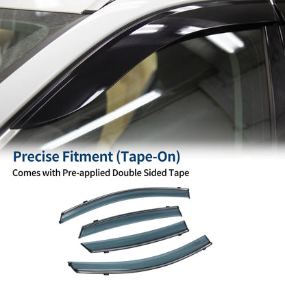 Window Deflectors for Nissan Sentra Side Vent Visors (2013-2019)