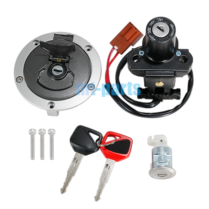 Ignition Key Switch Fuel Cap Seat Lock Set for Honda CRF1100D4 CRF1100A4 (20-23)