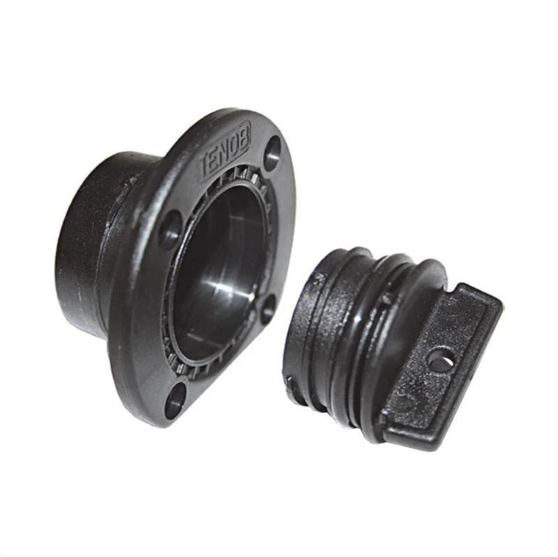 Boat Bung Self Bailer Bung Black TENOB Large Nylon External Mount