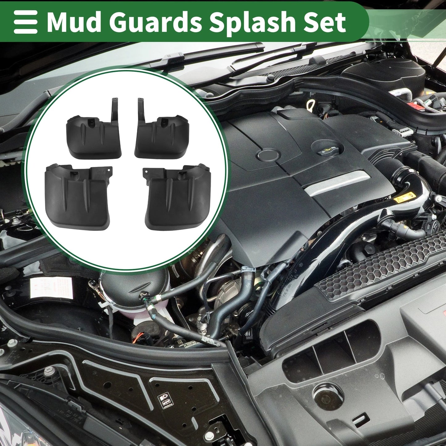 Mud Flaps Splash Guards 1 Set for Mitsubishi Triton MQ GLX L200 (07-14)