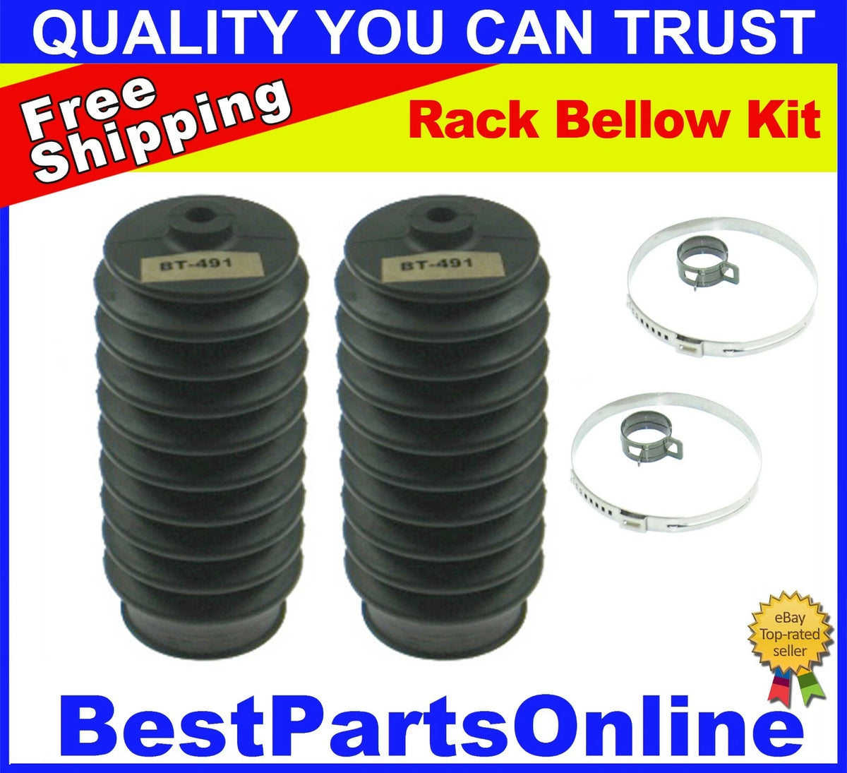 Rack and Pinion Bellows Boot for Honda Civic 80-83 CRX (1980-1983)