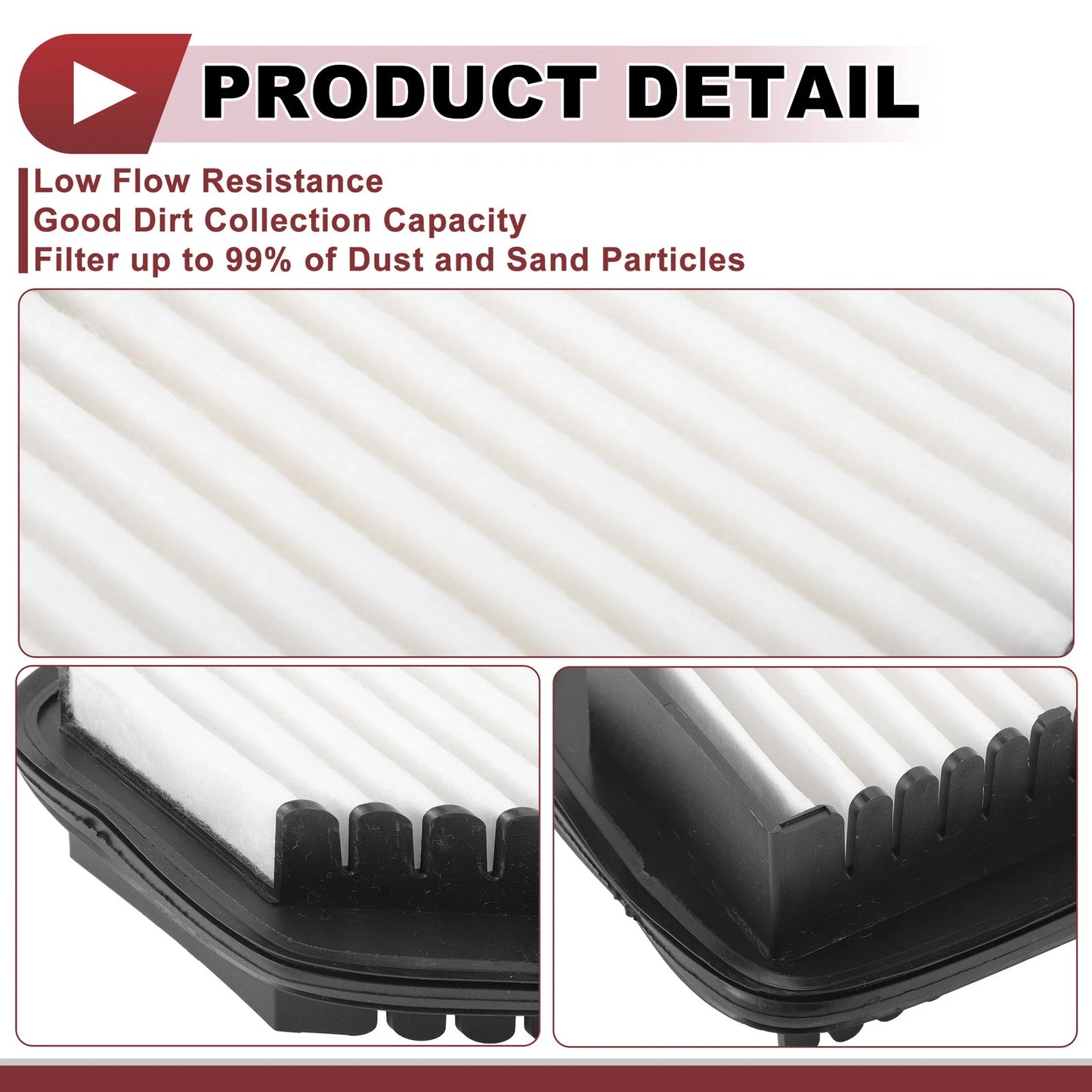 Engine Air Filter for Mitsubishi DS17W  - Long Life 1 Pc