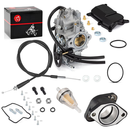 Carburetor Throttle Cable w/ Intake Manifold for Yamaha Warrior 350 (1987–1990)