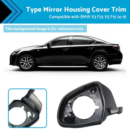 Left Mirror Cap Cover for BMW X3 X5 X4 X6 (2014-2018)