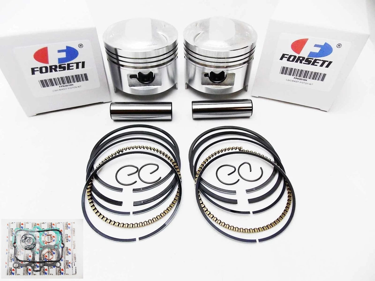 Top End Kit 70.5mm Piston Rings Gasket for Honda CB400T Twin Hawk (78-79)