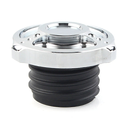 Aluminum Fuel Gas Tank Cap Cover for Harley Sportster Touring Softail Dyna (92-17)