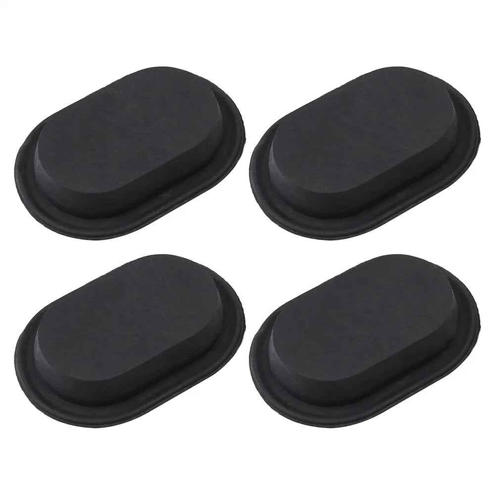 4 Pcs Floor Pan Drain Plugs for Jeep Gladiator (2020-2023) Black Rubber