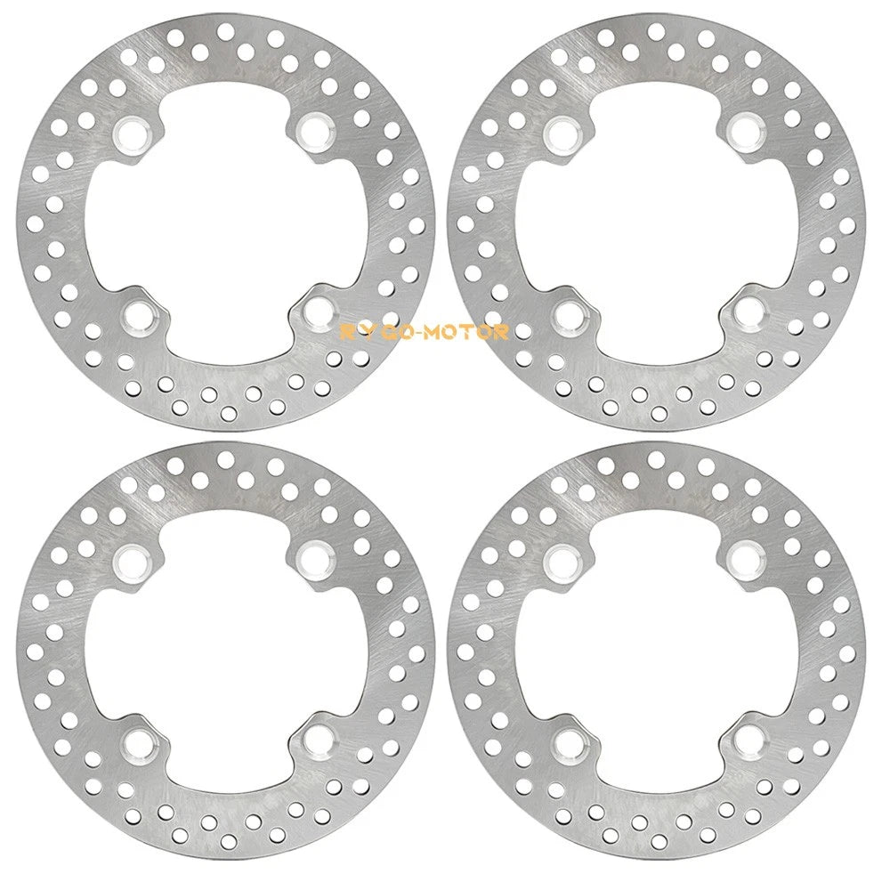 4 Front Rear Brake Disc Rotors for Polaris RZR 900 1000 Sportsman/Scrambler 1000