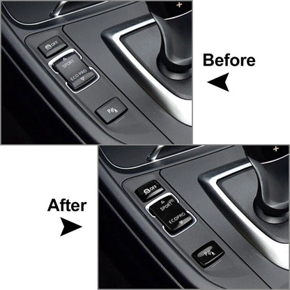 Gear Shift Button Trim for BMW F20 F21 F22 F23 F30 F31 F34 F32 F33 F36 Black