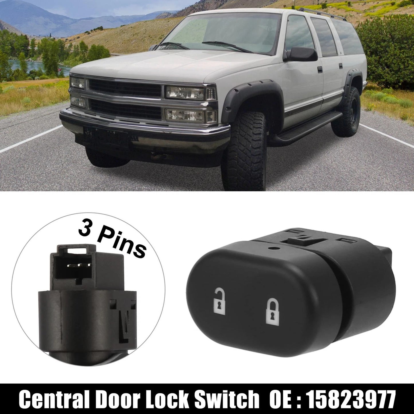 12V Car Central Door Lock Switch Button Control for Chevrolet Malibu