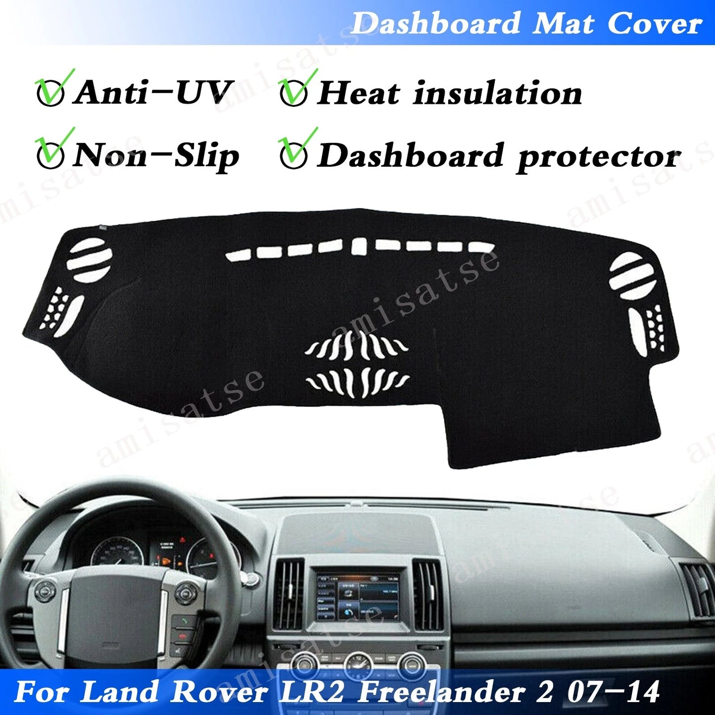 Dash Mat for Land Rover LR2 Freelander 2 (2007-2014)