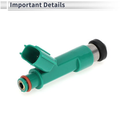 Fuel Injector 23209-0H030 for Toyota Camry 2.4 (2004-2009) 1 Pcs Green